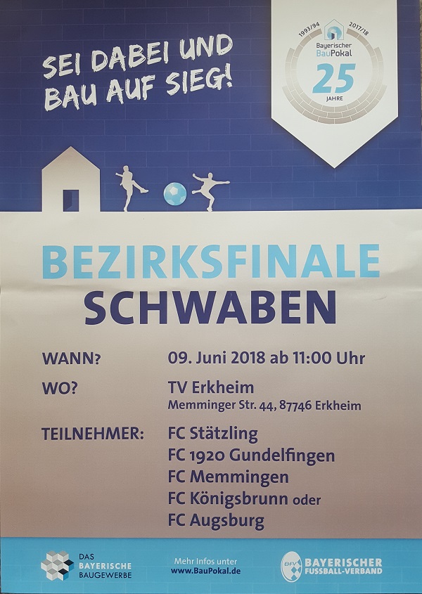 Baupokal Plakat