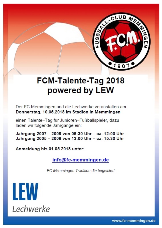 LEW Talenttag 2018