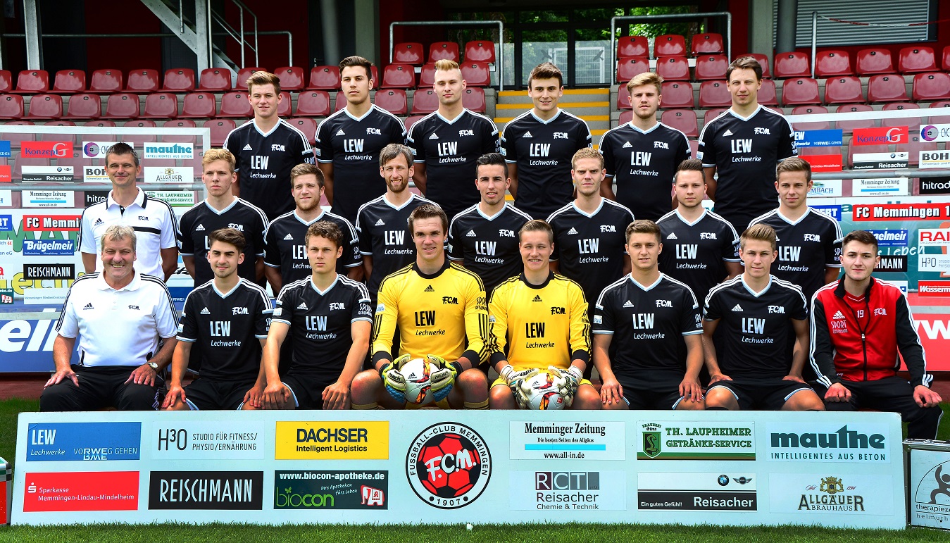 2015 FC Memmingen U21 komplett VERKLEINERT