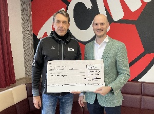 Spendenscheck SWF 300