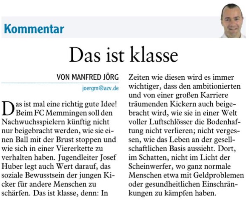 MZ Kommentar Gut Gelaufen