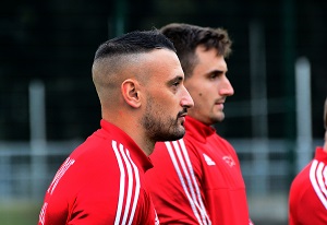 Training Timo Gebhart mit Gruber 300