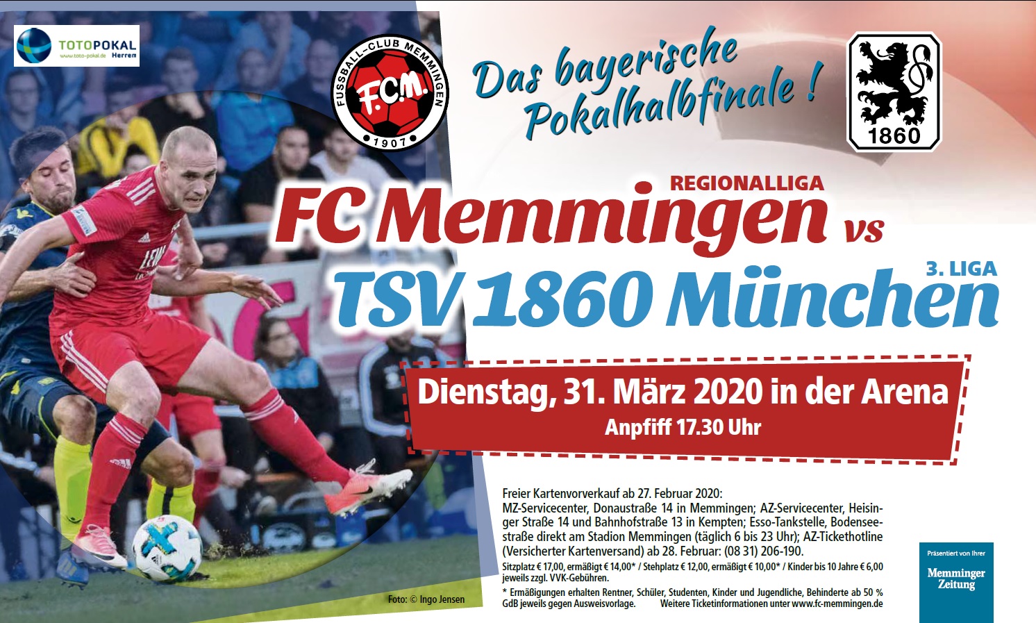 Anzeige Pokal FCM 1860