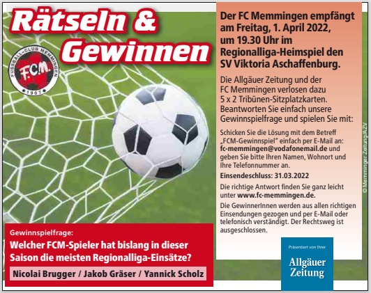 AZ Gewinnspiel Aschaffenburg