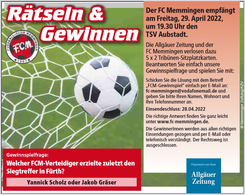 AZ Gewinnspiel Aubstadt