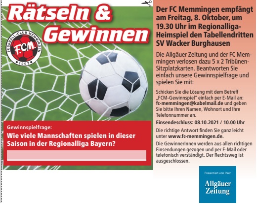 AZ Gewinnspiel Burghausen 081021
