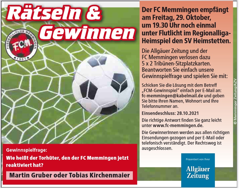 AZ Gewinnspiel Heimstetten