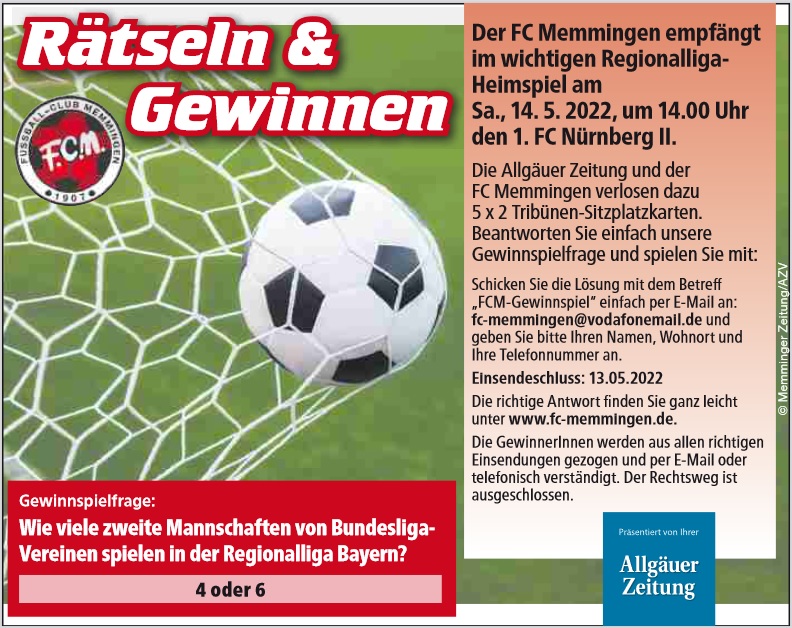 AZ Gewinnspiel Nuernberg