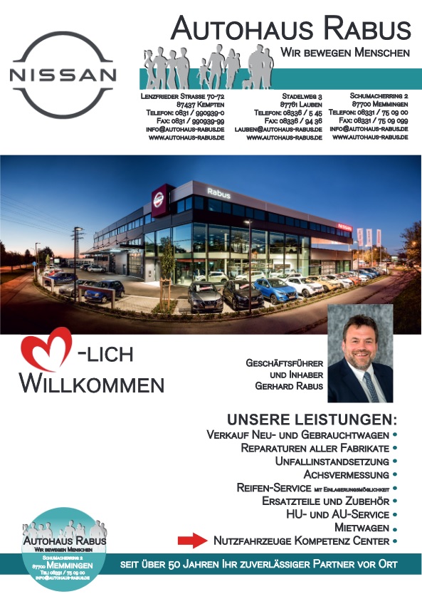 Autohaus Rabus Imageanzeige