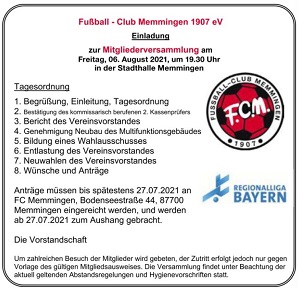 Einladung Mitgliederversammlung 300