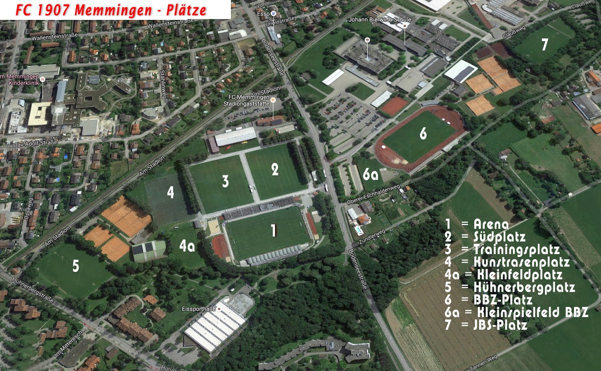 Plätze Stadion Memmingen
