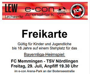 Jugend Freikarte Ausschnitt 300