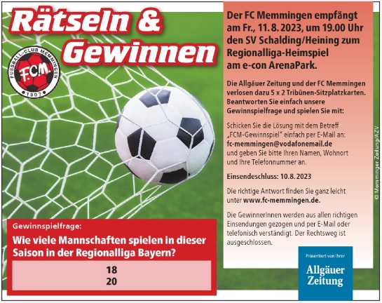 AZ Gewinnspiel Schalding 