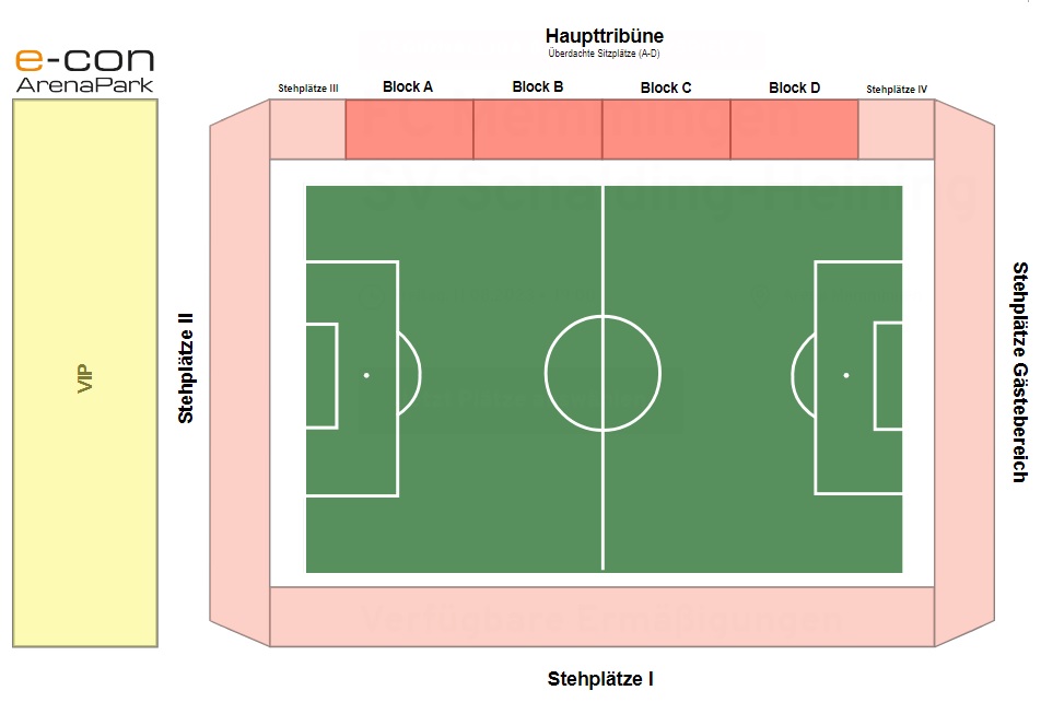 Arena Zuschauerbereiche