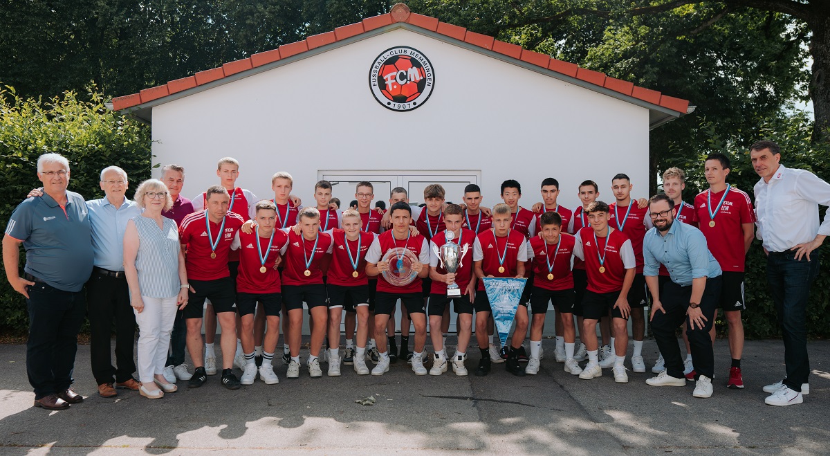 U15 Meisterehrung Gruppenbild