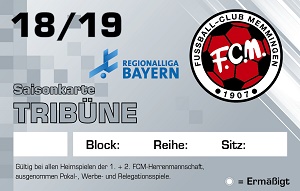 Dauerkarte 2018 2019 300